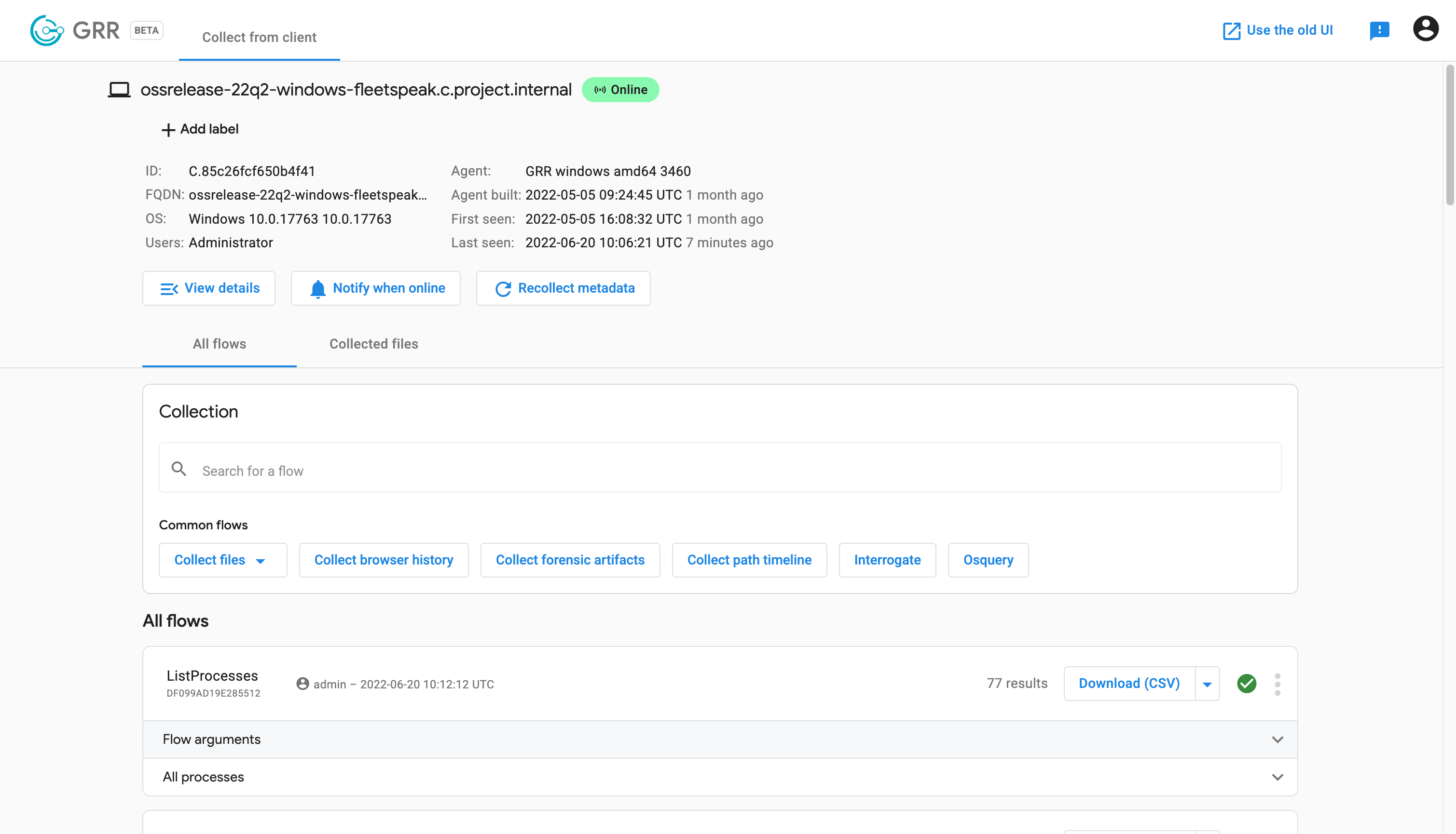 Endpoint overview